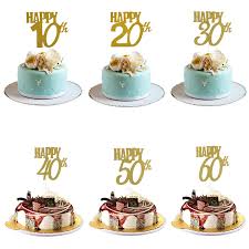 Cupcakeprintables.com is a collection of free printable cupcake toppers. 2pcs Happy 20 30th Anniversary Cupcake Topper Glitter Silhouet Birthday Cake