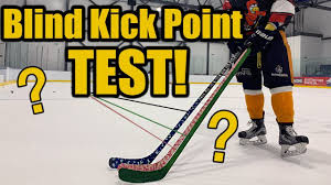 blind hockey stick kick point test does stick flex matter