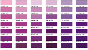 Pantone Purples In 2019 Purple Color Chart Pantone Color
