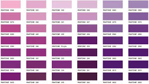 pantone purples in 2019 purple color chart pantone color