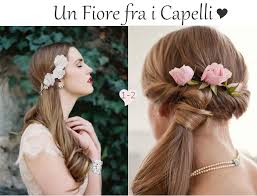 Acconciatura sposa con capelli medi sciolti e fiori a coroncina per un look country chic. Acconciature Sposa Un Fiore Tra I Capelli Lunghi E Con Trecce Couture Hayez Milano