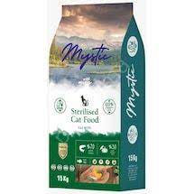 mystic kisirlastirilmis somonlu kedi mamasi 15 kg 17575 tl kedi kopek balik yagi