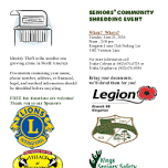Seniors & Community Shredding Event