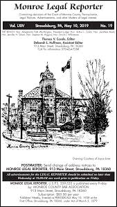 Monroe Legal Reporter