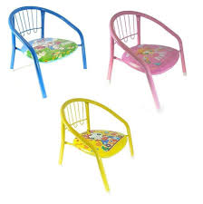 Metal Tubes Frame Kids Children Chairs Squeaky Sound Outdoor Indoor Chair Girls Bedroom Furniture Indoor Chairs Kids Chairs