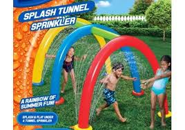 Splash Tunnel Sprinkler Walmart Com Water Slides Sprinkler Kids Water Party