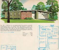 Many designs resemble more traditional ranch homes while others make use of flat or gently sloped roofs and asymmetric floor plans to create a truly unique look. Nice Mid Century Modern Ranch House Plans Givdo Home Ideas
