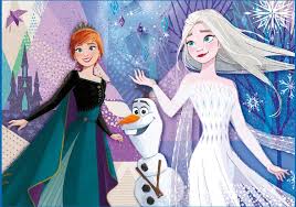 Elsa of arendelle is a fictional character who appears in disney' animated film frozen (2013) and its sequel frozen ii (2019). Puzzle Die Eiskonigin Vollig Unverfroren 2 Elsa Anna Olaf Originelle Geschenkideen Europosters