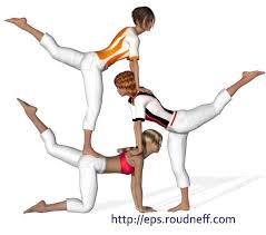 Eps Sport Figurines 3d Nouvelles Yoga For Kids Partner Yoga Partner Acrobatics