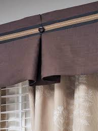 The handsome style is defined by a structured silhouette and substantial, angular pleating. 20 Living Room Window Valances Magzhouse