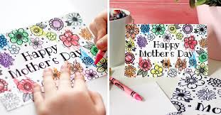 The pdf file will open in a new window for you to save the freebie. Free Printable Mother S Day Coloring Page Card Cut Files Too