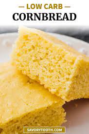 This Easy Homemade Cornbread Recipe Is Gluten Free Low Carb And Keto Friendly It Is A Healthy Version W Low Carb Keto Recipes Low Carb Baking Almond Recipes