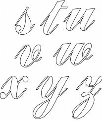 Confira agora alguns moldes de letras prontos para imprimir e ideias de como usar as letras decorativas na sua casa ou na sua festinha. Letra Cursiva Para Imprimir Moldes Gratis Do Alfabeto