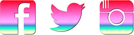 It is a very clean transparent background image and its resolution is 1116x432 , please mark the image source when quoting it. Download Pink And Black Facebook Icon Download Facebook Twitter Instagram Icons Orange Png Image With No Background Pngkey Com