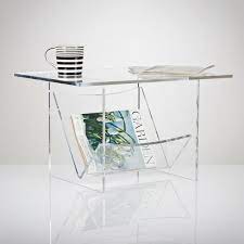 Coffee Table With Magazine Rack Premium Acrylic Made In The Uk In 2021 Coffee Table Magazine Acrylic Coffee Table Acrylic Furniture