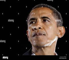 Democratic presidential candidate, Sen. Barack Obama, D-Ill., sheds tears  as he talks about his grandmother, Madelyn Payne Dunham, at a rally in  Charlotte, N.C., Monday, Nov. 3, 2008. Obama's grandmother, who helped
