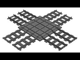 Lego Train Tuto Fabrication D Un Croisement Double Double Crossing Tutorial V1 Youtube Lego Trains Lego City Train Lego Train Tracks