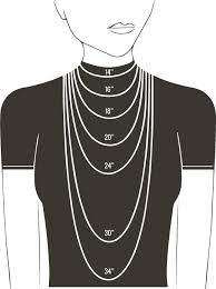 Necklace Size Chart For Women Gemn Jewelery Medium