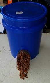 Dog Care Tips Automatic Dog Feeder For 5 Lowes Or Home Depot Bucket And A 2 Litter Of A Drink Diy Dog Food Diy Cat Food Dog Feeder Automatic