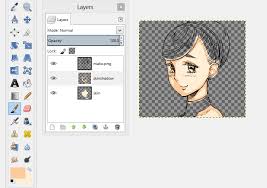 Drawing anime with mouse how to draw izumi sagiri with krita easy tutorial to draw anime with mouse. Just For Myself Manga Coloring Tutorial Gimp
