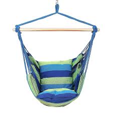 2019 Neue Hangematte Stuhl Hangen Stuhl Schaukel Stuhl Sitz Mit 2 Kissen Fur Indoor Outdoor Garten Spargut Stuhl Schaukel Schaukel Hange Stuhl