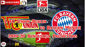 Fc union berlin 1, fc bayern münchen 1. 1 Fc Union Berlin Vs Bayern Munich 2019 20 German Bundesliga Predictions Fifa 20 Youtube