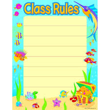 chart class rules 17 x 22 gr 1 2 classroom class rules