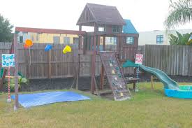 Hock, soda, to soda jerk dated an attendant at a drug store who would prepare and serve flavored carbonated beverages (sodas). Incorporated Swing Set For Soda Jerk And Sundae Slide Kids Didn T Know What A Soda Jerk Was They Enjoyed Pu Backyard Obstacle Course Summer Fun Double Dare