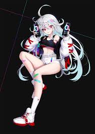 Maybe you would like to learn more about one of these? 1197162 Anime Portrait Display Tongue Out Crop Top Silver Hair Short Shorts Anime Girls Digital Art Red Eyes Ankkoyom Vertical Long Hair Artwork 2d Open Jacket Mocah Hd Wallpapers
