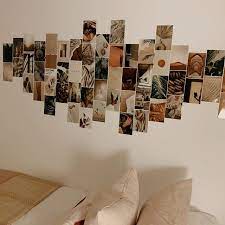 Kids' room design ideas and photos to inspire your next home decor project or remodel. Boho Earth Aesthetic Collage Wall Kit Digital Download 40pcs Green Brown Vsco Girl Trendy Bedroom Decor Dorm Room Wall Hanging Wall Collage Aesthetic Wall Collage Wall Collage Kit