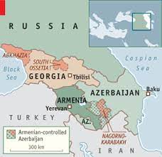 Map Of Abkhazia Nagorno Karabakh And South Ossetia Mapas Historia Contemporanea Historia