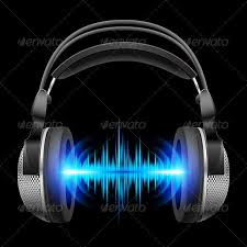 Headphones With Music Playing Photoshop Digital Background Headphones Art Iphone Background Images