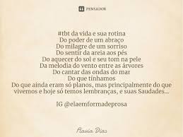 Tbt Da Vida E Sua Rotina Do Poder De Flavia Dias