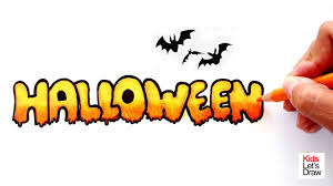 Letras Halloween Para Colorear