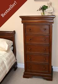 Comes with the matching mirror. Mahogany Sleigh Style 5 6 Drawer Tall Narrow Chest