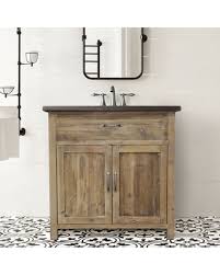 Because of their size and function, rustic bathroom vanities often take center stage. Discover Deals On Kwon 36 Single Bathroom Vanity Union Rustic Top Finish Bluestone