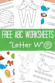 Letter W Worksheets Free Kids Printable Letter W Activities Letter W Worksheets Preschool Letters