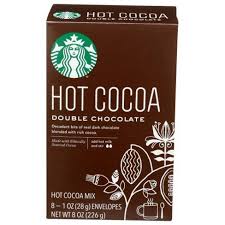 Ingredients sugar, alkalized cocoa powder, coconut oil, nonfat dry milk, whey solids, sea salt, cocoa extract, sodium caseinate, natural flavor, dipotassium . Starbucks Double Chocolate Hot Cocoa Mix 8ct Target