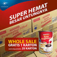 Teman stoqo pastinya sudah familiar dengan susu segar, susu bubuk dan susu kental manis. Susu Evaporasi Cair Polococoa Premium Evaporated Milk 25 Karton Gratis 1 Karton Oatmeal Cornflakes Coklat Meises
