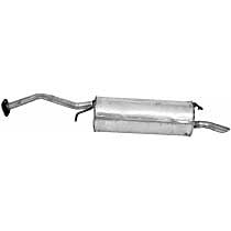 Bolts thread into the muffler side so if they break no problem. Toyota Prius Muffler Carparts Com