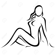 Símbolo Mujer Desnuda Ilustraciones svg, vectoriales, clip art vectorizado  libre de derechos. Image 34855575
