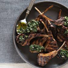 Grilled Lamb Chops With Mint Chimichurri Grilled Lamb Chops Grilled Lamb Mediterranean Recipes