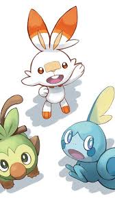 Scorbunny Grookey Sobble Pokemon Sword And Shield 4k 3840x2160 Wallpaper Pokemon Pokemon Starters Pokemon Pictures