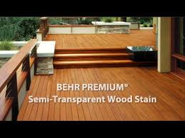 Behr Premium Semi Transparent Weatherproofing All In One Wood Stain Sealer