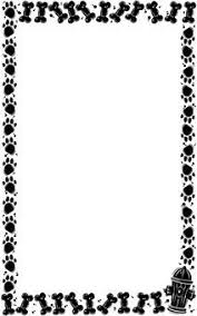 Black And White Paw Print Border Paw Print Clip Art Clipart Best Paw Print Clip Art Clip Art Dog Clip Art