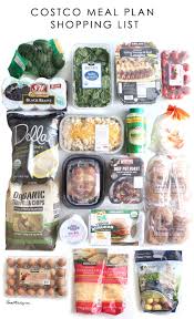 Lazy Girl S Costco Meal Plan For 2 Weeks Costco Meal Plan Costco Meals Food