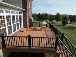 Trex transcend tropics tiki torch is hassle free. Trex Transcend Composite Deck Traditional Deck Cincinnati By Thomas Decks Llc Houzz