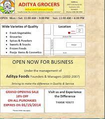 Aditya Grocers Grand Opening Sale Pakistani Food Fresh Vegetables Indian Food Recipes