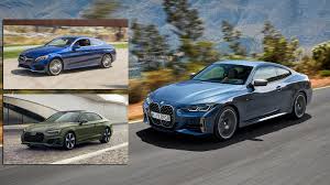 2021 Bmw 4 Series Coupe Vs Mercedes C Class Coupe Audi A5 Coupe Autoblog