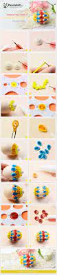 Pandahall Diy Jewelrymaking Wholesalebeads Jewelryfiondings Tutorial Colorful Quilling Eastereggs F Paper Quilling Craft Kits For Kids Cheap Diy Crafts